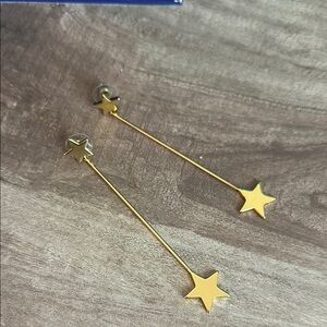 Baublebar Gold Star Drop Earrings